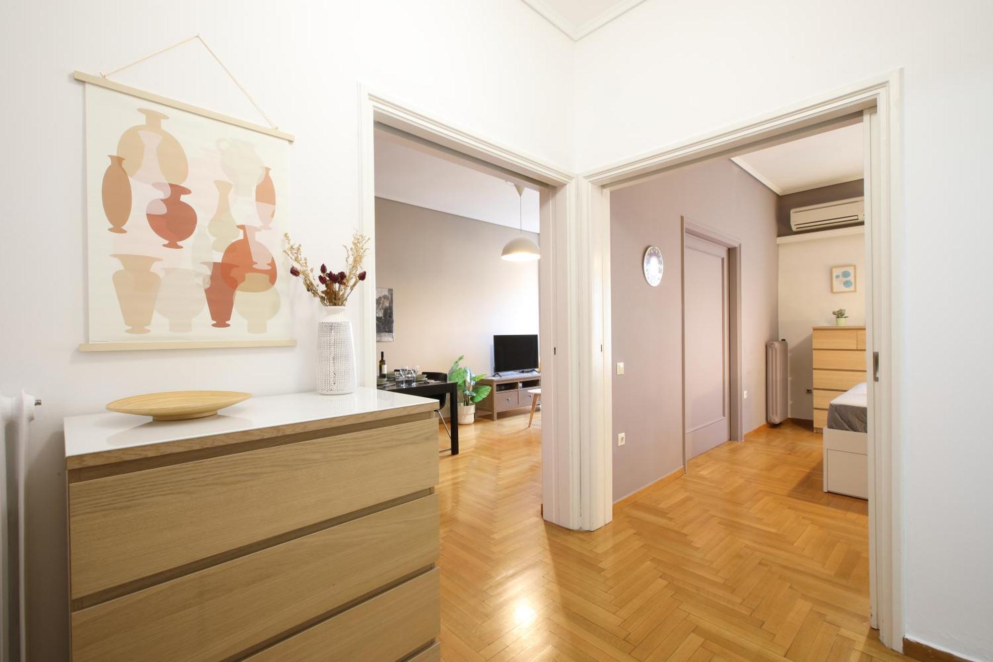 Modern 2Bd Apartment Next To Acropolis Atena Exterior foto